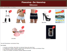 Tablet Screenshot of phaeoshop.de